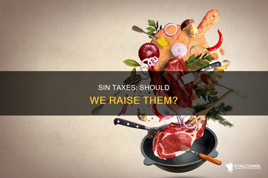 should sin taxes on alcohol and tobacco be increased