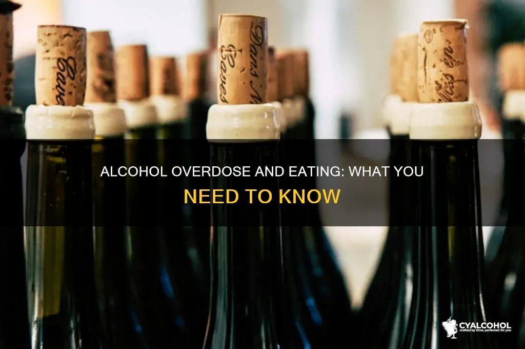 should someone with alcohol od eat
