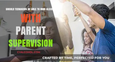 Alcohol and Teens: Parental Supervision?