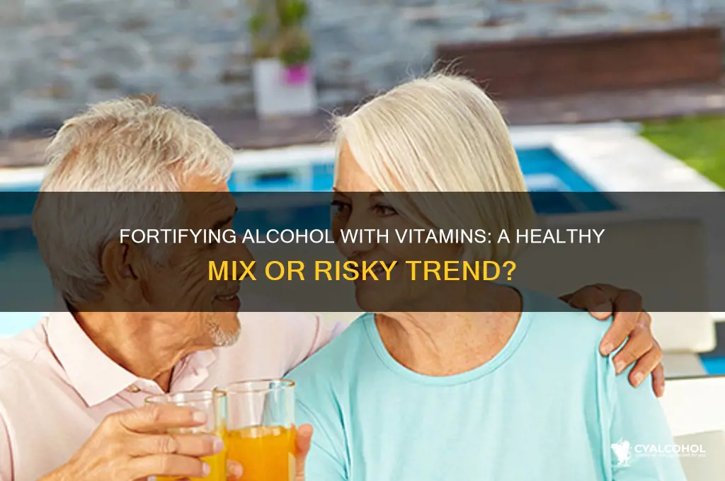 should we fortify alcohol with vitamins
