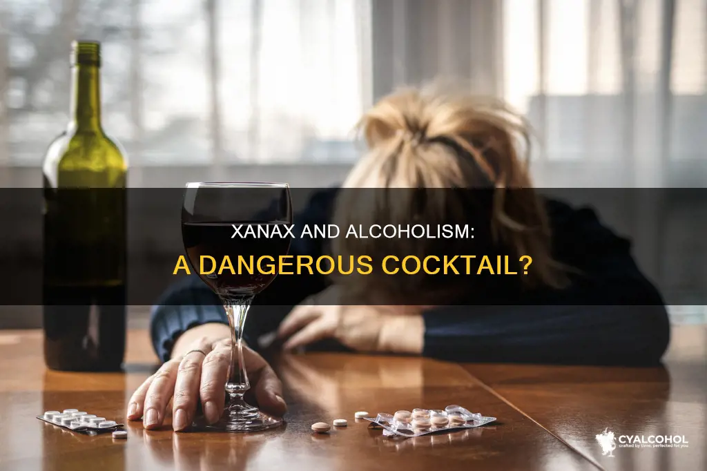 should xanax be prescribed to someone with alcohol addiction