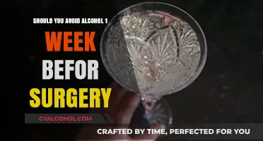 Should You Avoid Alcohol One Week Before Surgery? Expert Advice