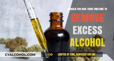How to Remove Alcohol from Tinctures: Boiling or Not?