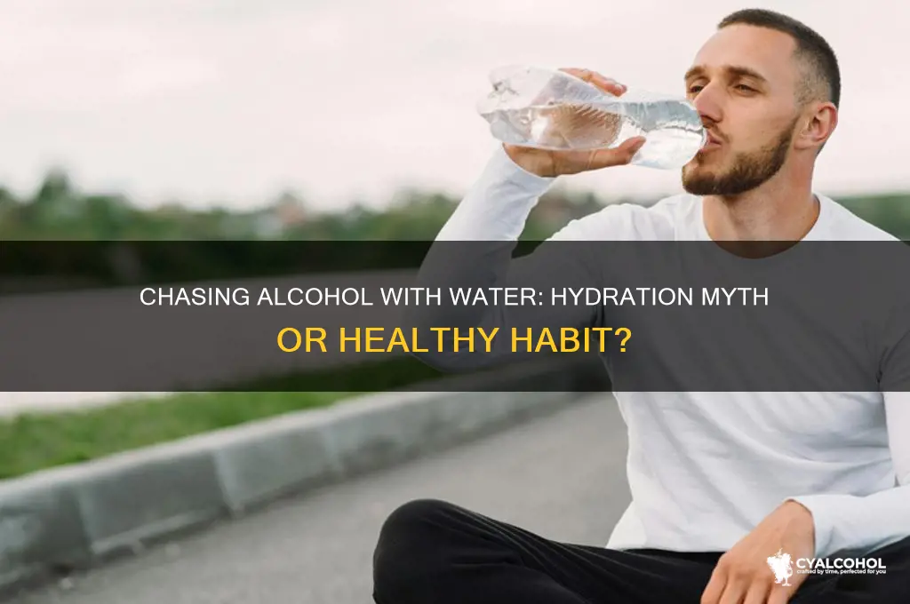 should you chase alcohol with water