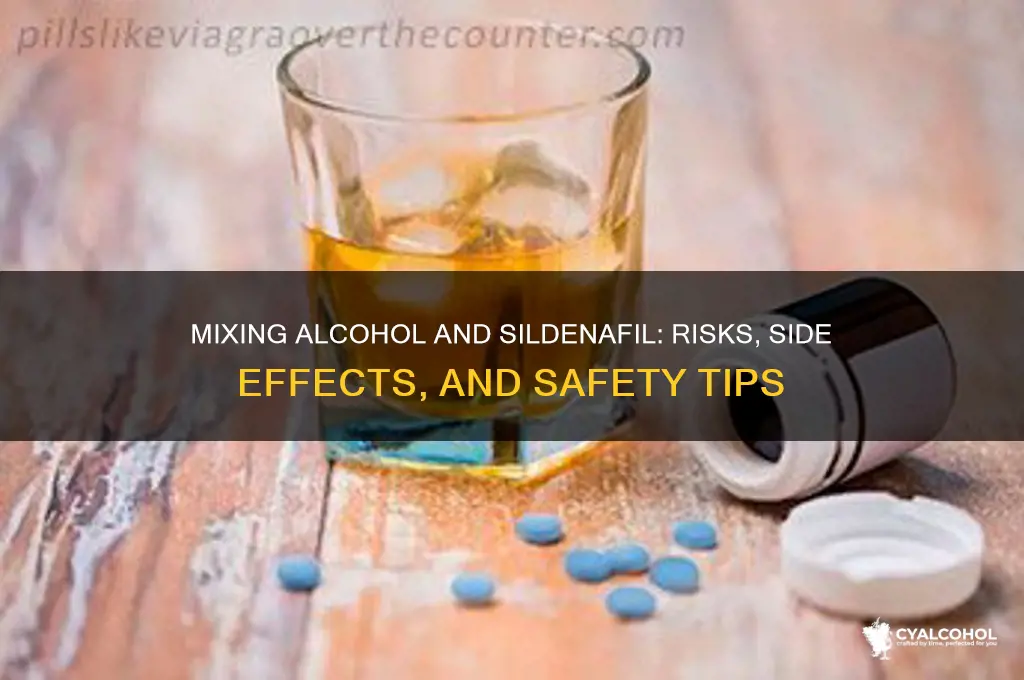 should you consume alcohol with sildenafil