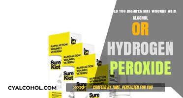 Disinfecting Wounds: Alcohol vs. Hydrogen Peroxide
