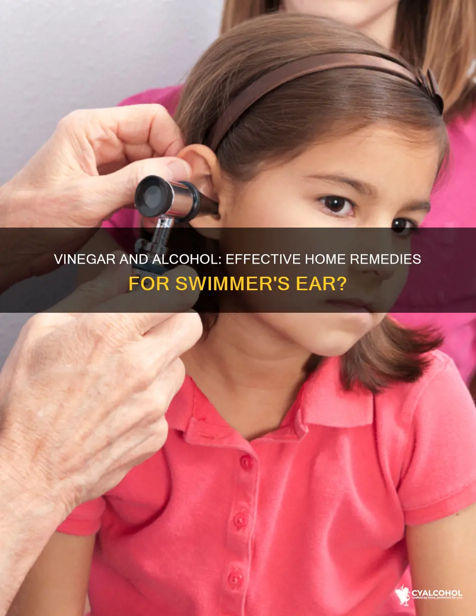 should you put vinegar and alcohol for swimmer