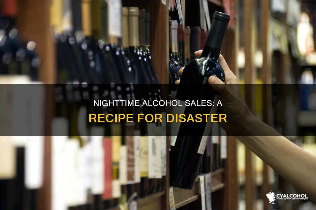 shouldn allow alcohol to be sold after 11 pm