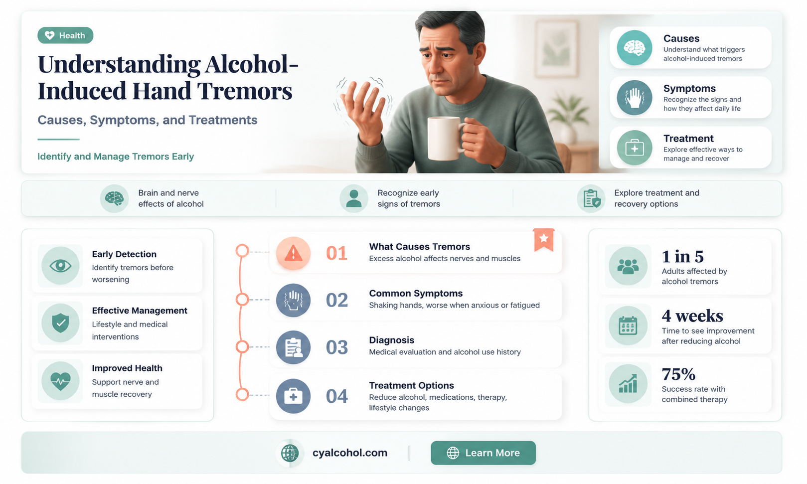 are alcohol tremmors in both hands
