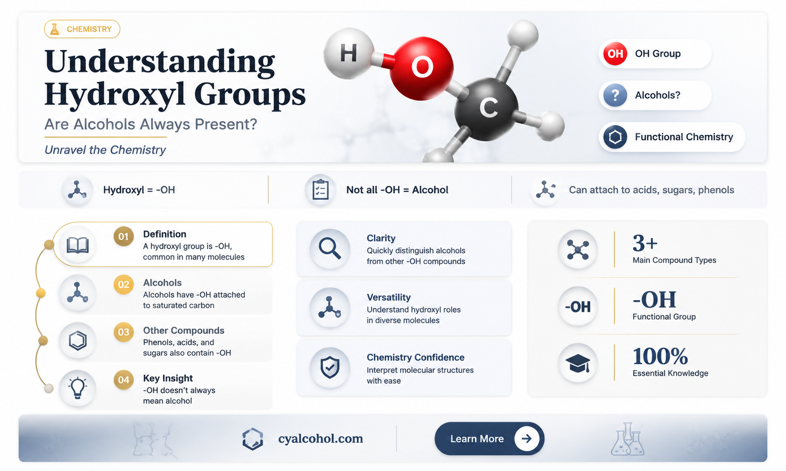 are alcohols in the hydroxyl group