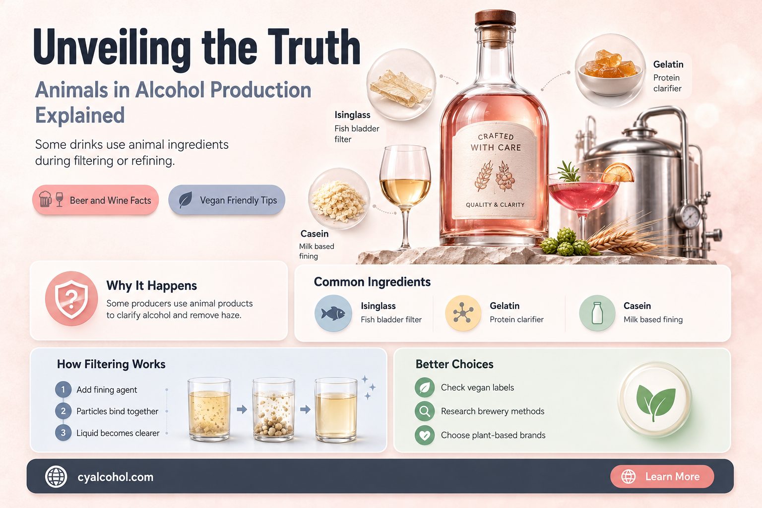 are animals in alcohol