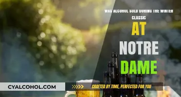 Alcohol Sales at Notre Dame Winter Classic