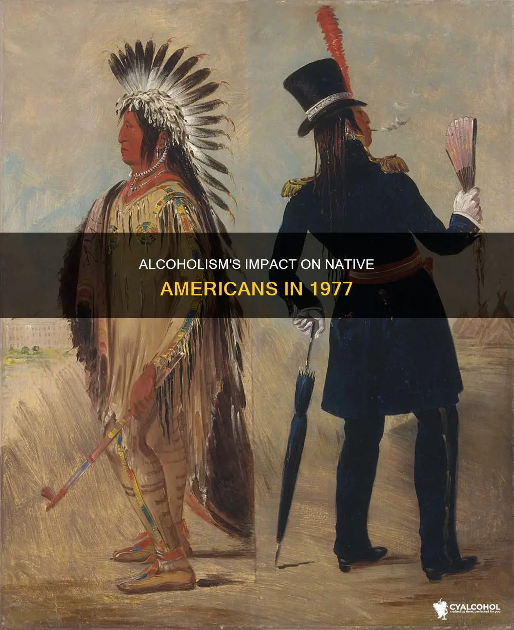was alcoholism a problem in the 1977 for native americans
