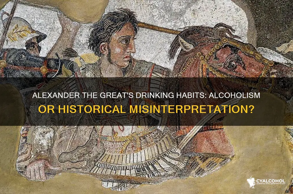 was alexander the great an alcoholic