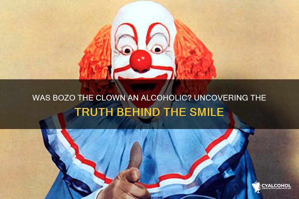 was bozo the clown an alcoholic
