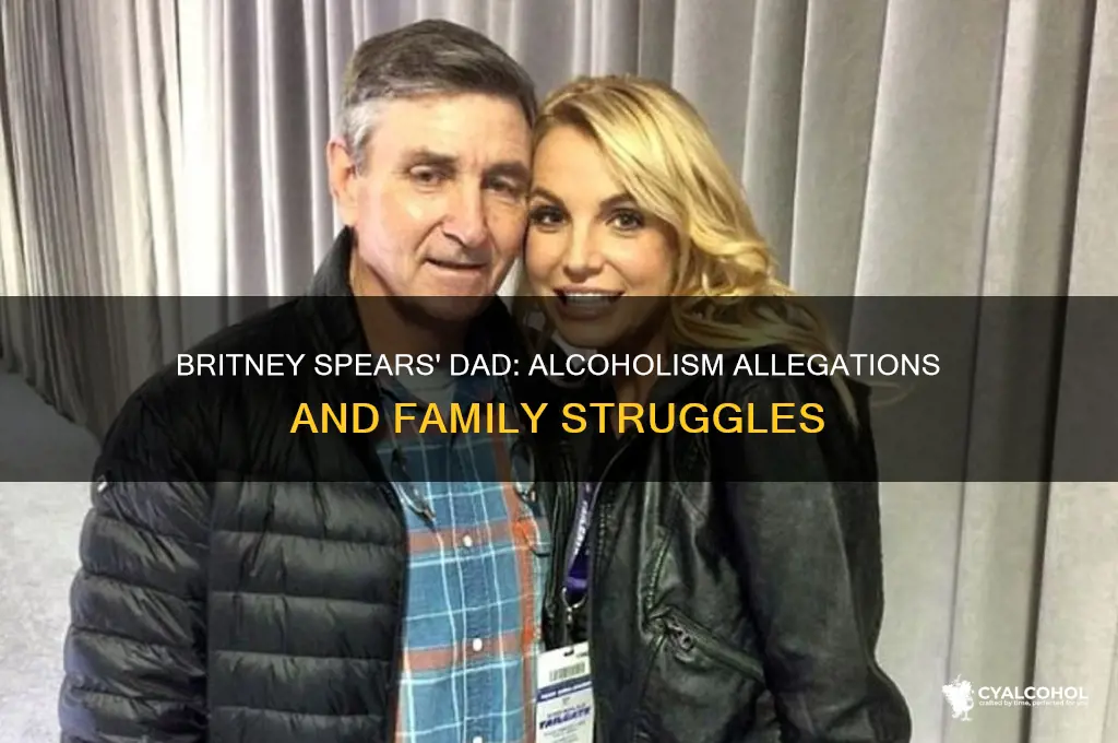 was britney spears dad an alcoholic