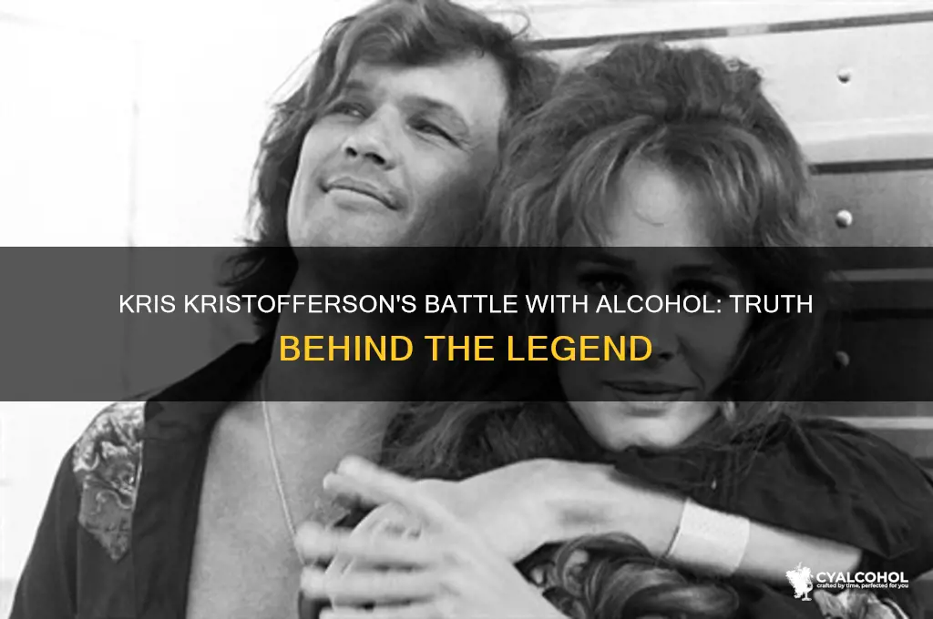 was kris kristofferson an alcoholic