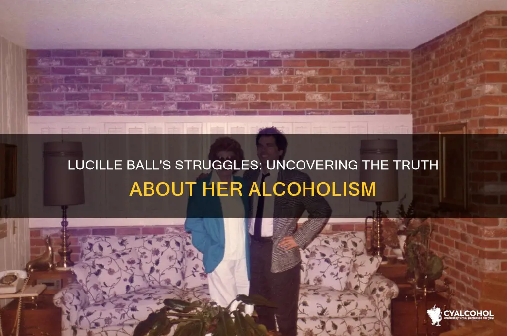 was lucille ball an alcoholic