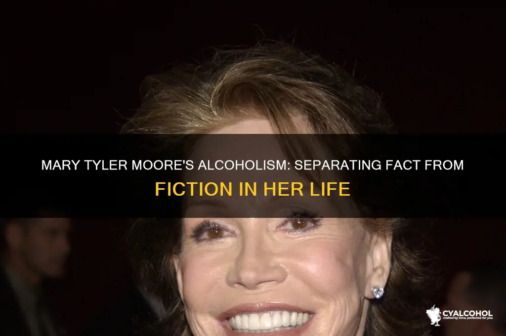 was mary tyler moore alcoholic