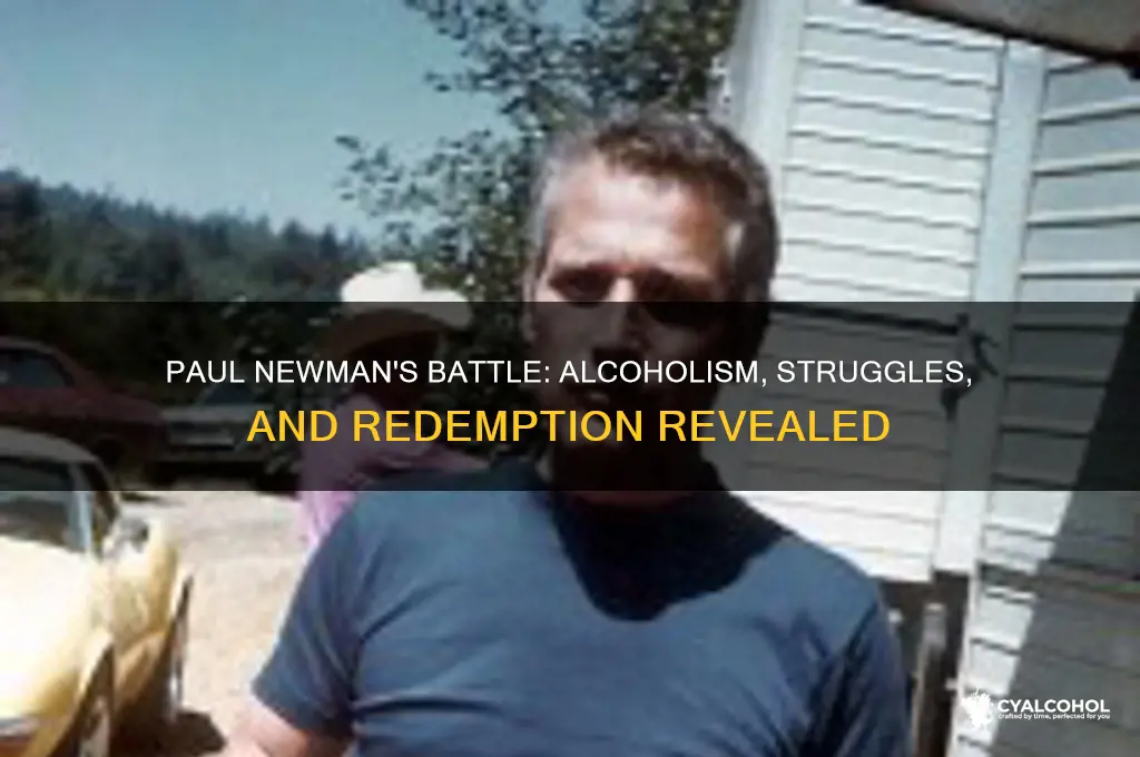 was paul newman an alcoholic
