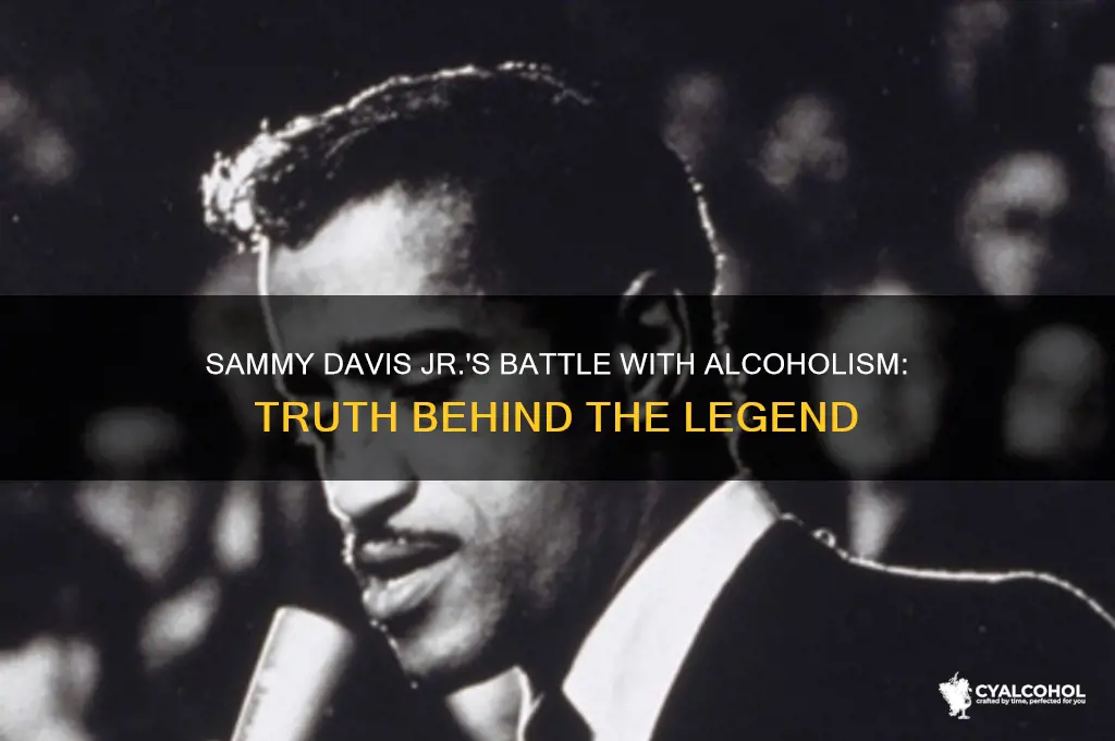 was sammy davis jr an alcoholic