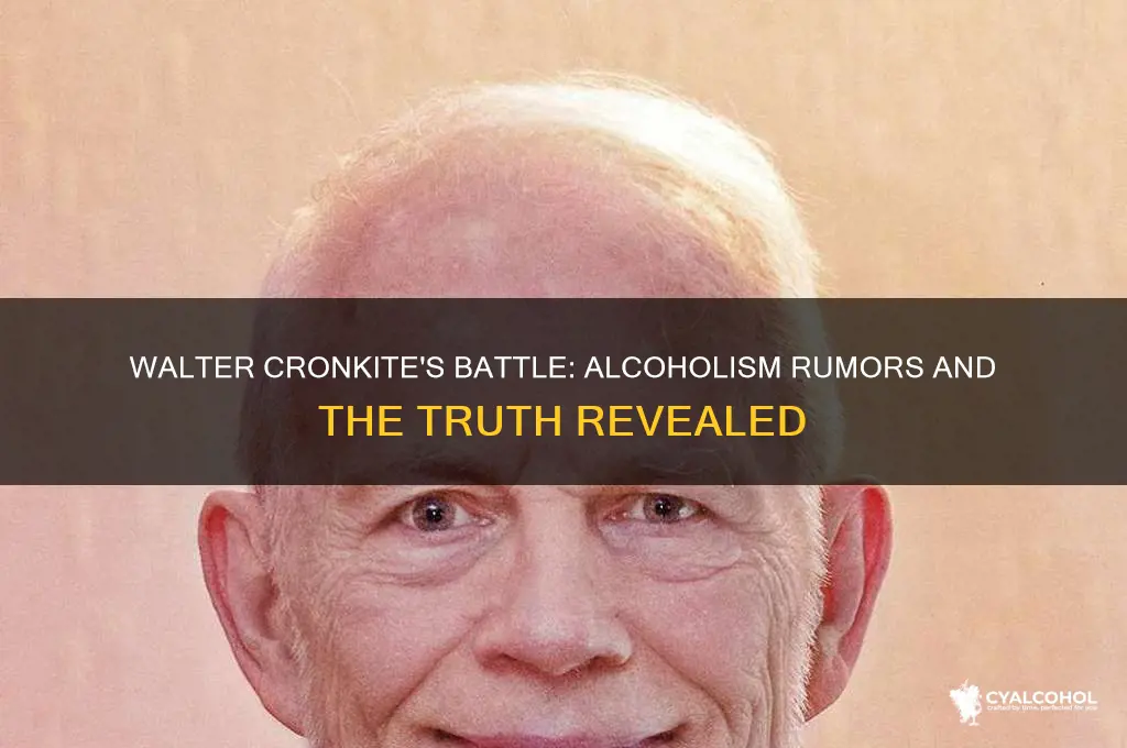 was walter cronkite an alcoholic