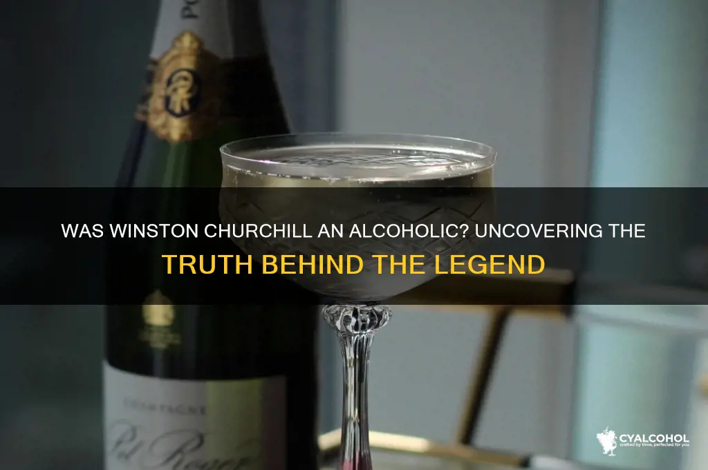 was winston churchill an alcoholic