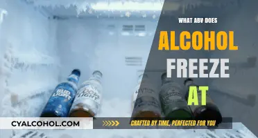 Understanding Alcohol Freezing Points: What ABV Causes Alcohol to Freeze?