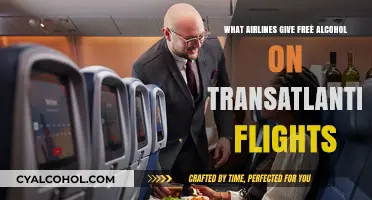 Which Airlines Offer Complimentary Alcohol on Transatlantic Flights?