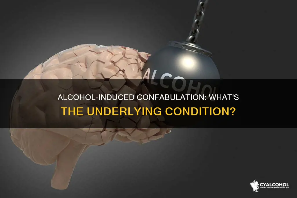 what alcohol- associated condition is confabulation a symptom of