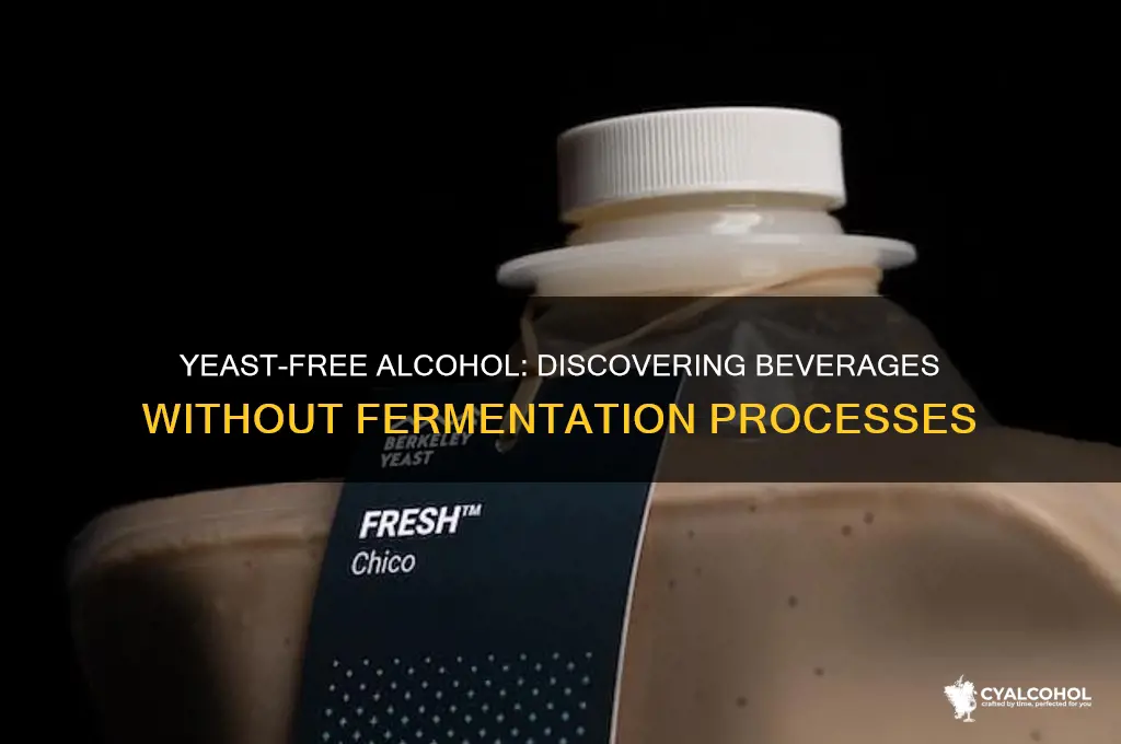 what alcohol beverage has no yeast