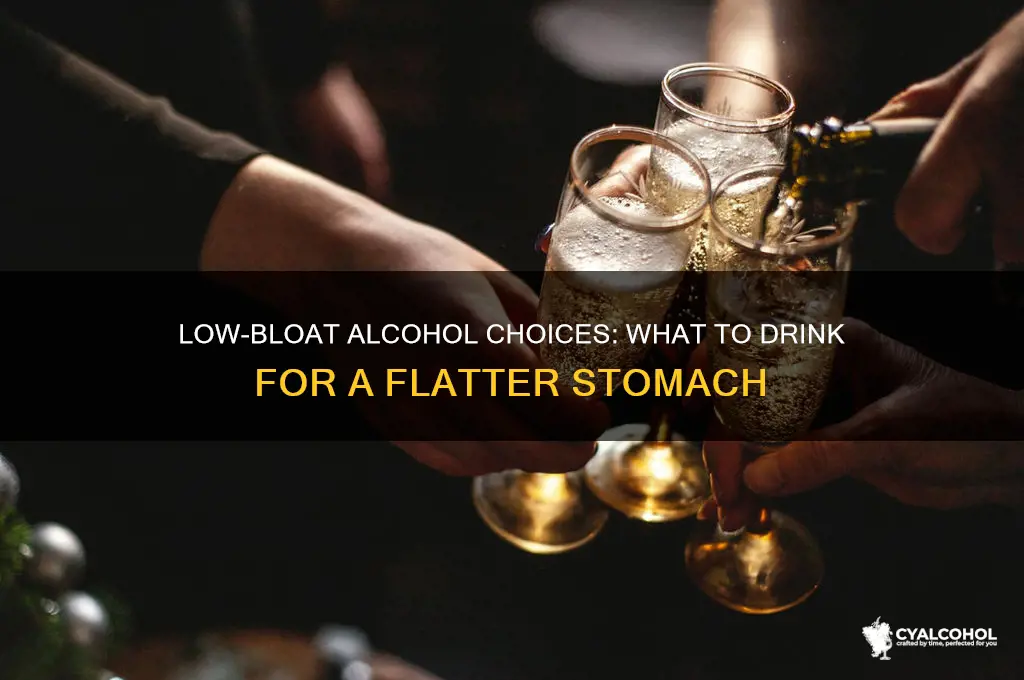 what alcohol bloats you the least