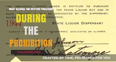 Prohibition's Prescription: The Surprising Alcohol Doctors Legally Dispensed