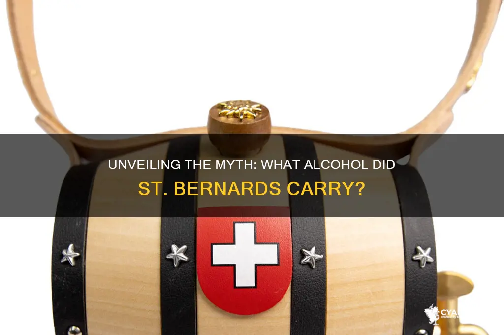what alcohol did st bernards carry