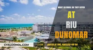 RIU Dunamar's Alcohol Selection: A Guide to Drinks Offered