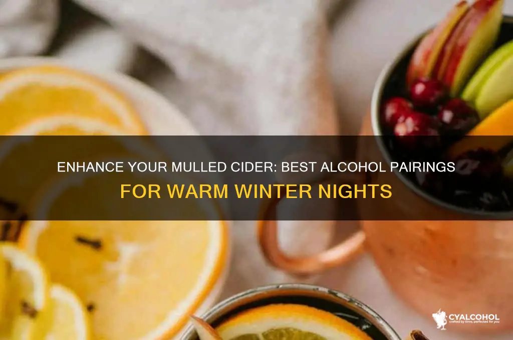 what alcohol do you add to mulled cider