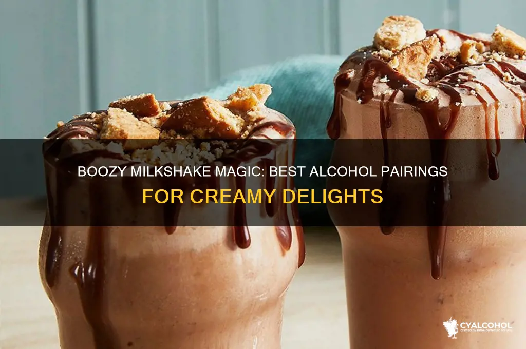 what alcohol do you put in a milkshake