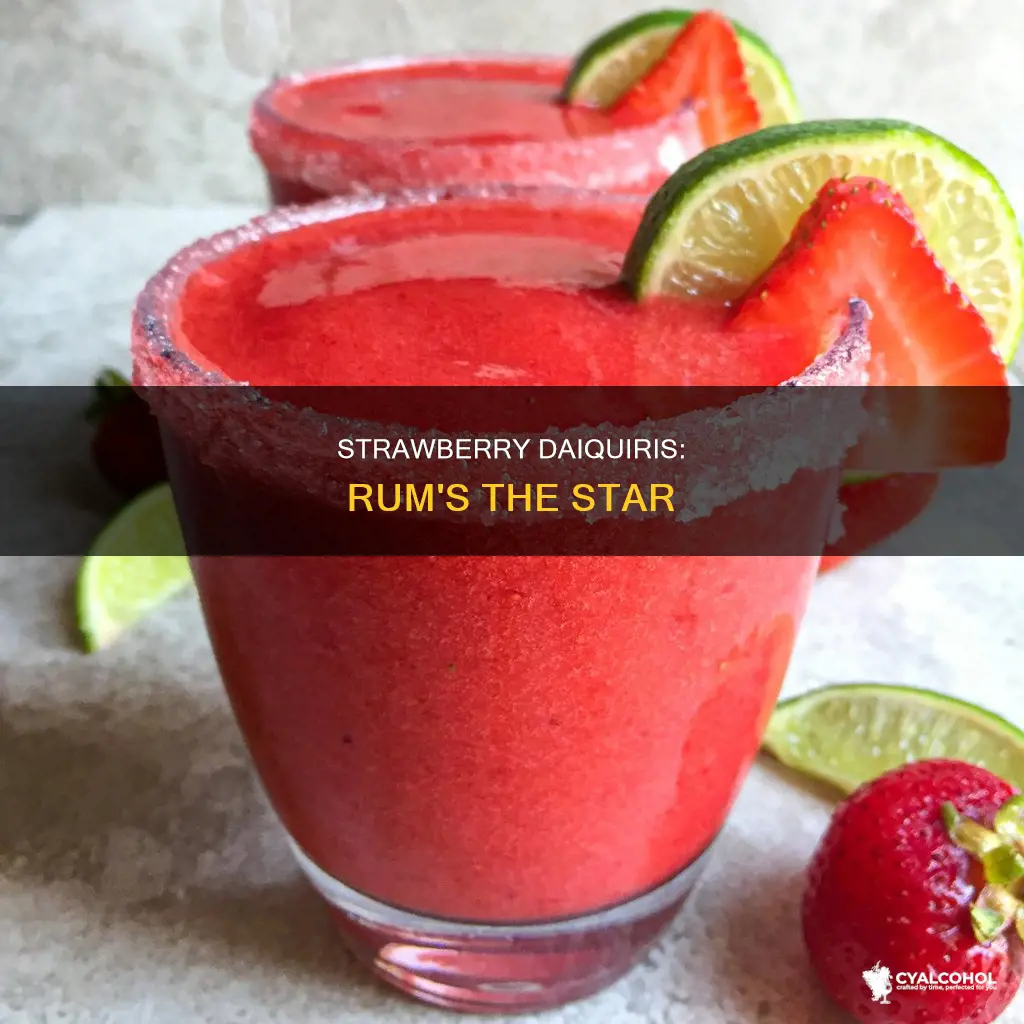 what alcohol do you put in a strawberry daiquiri