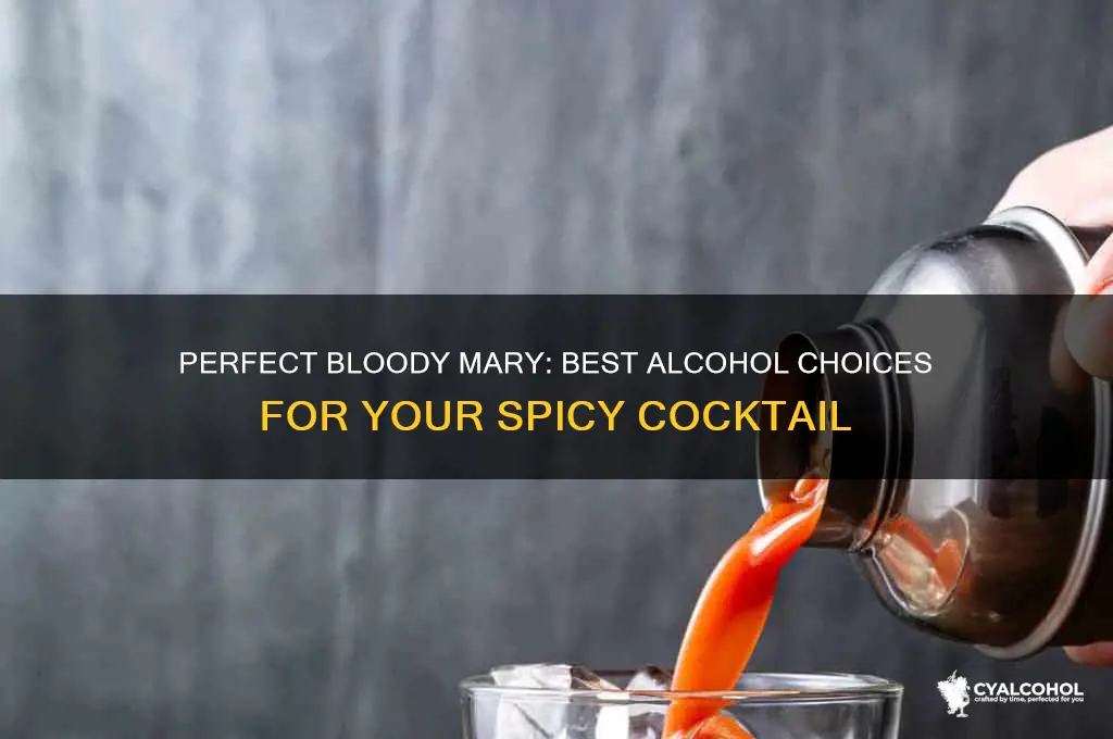 what alcohol do you put in bloody mary