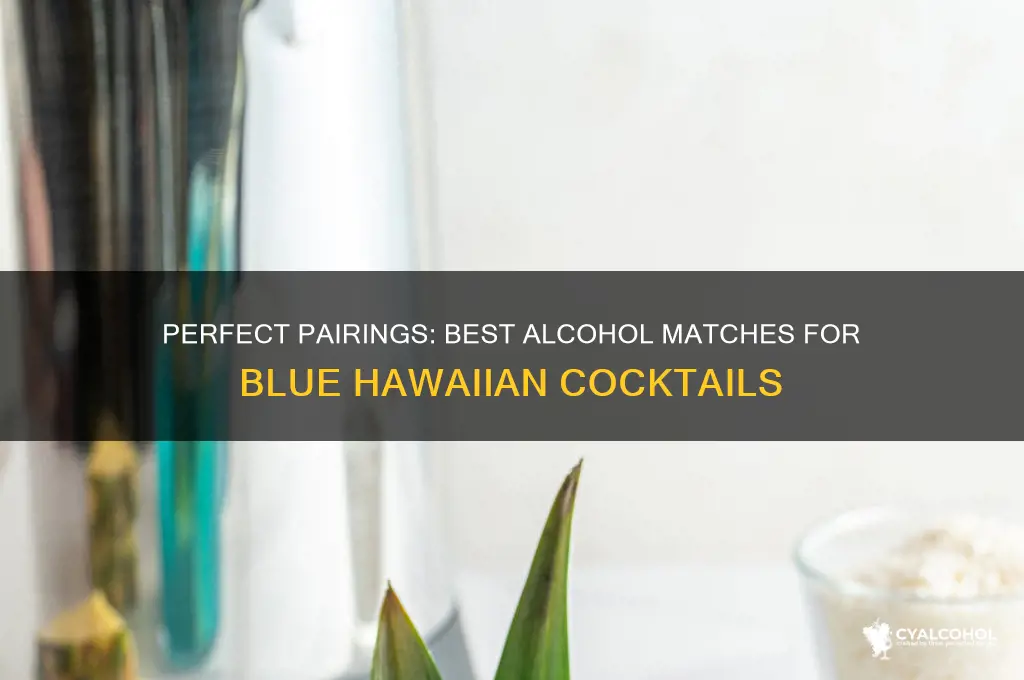 what alcohol do you put with blue hawaiian