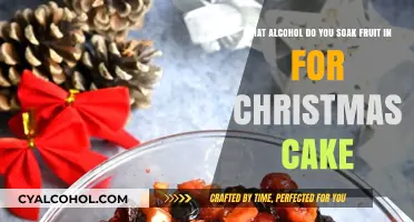 Soaking Fruits in Alcohol for Christmas Cake Perfection