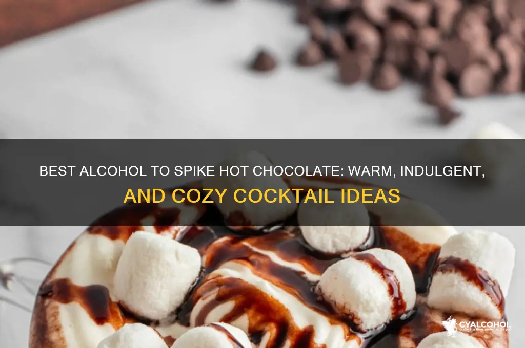 what alcohol do you spike hot chocolate with