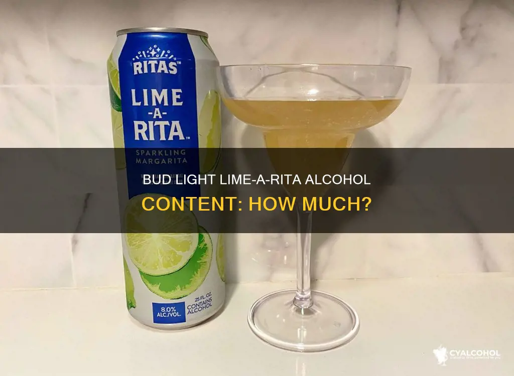 what alcohol does bud light lime a rita have