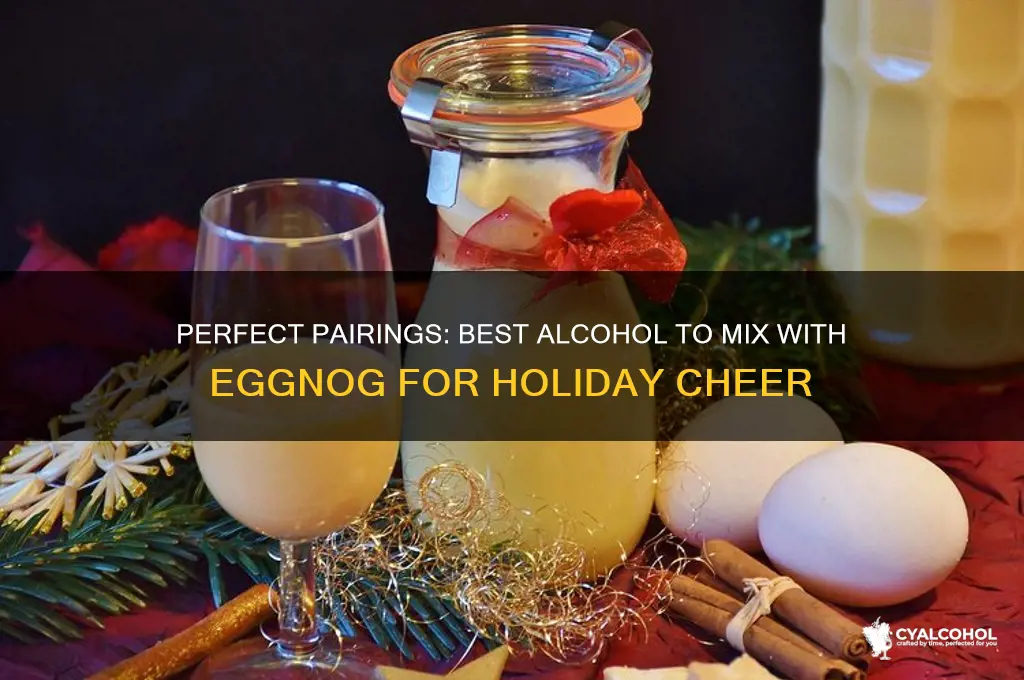 what alcohol does eggnog go with