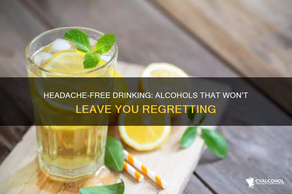 what alcohol does not give you a headache