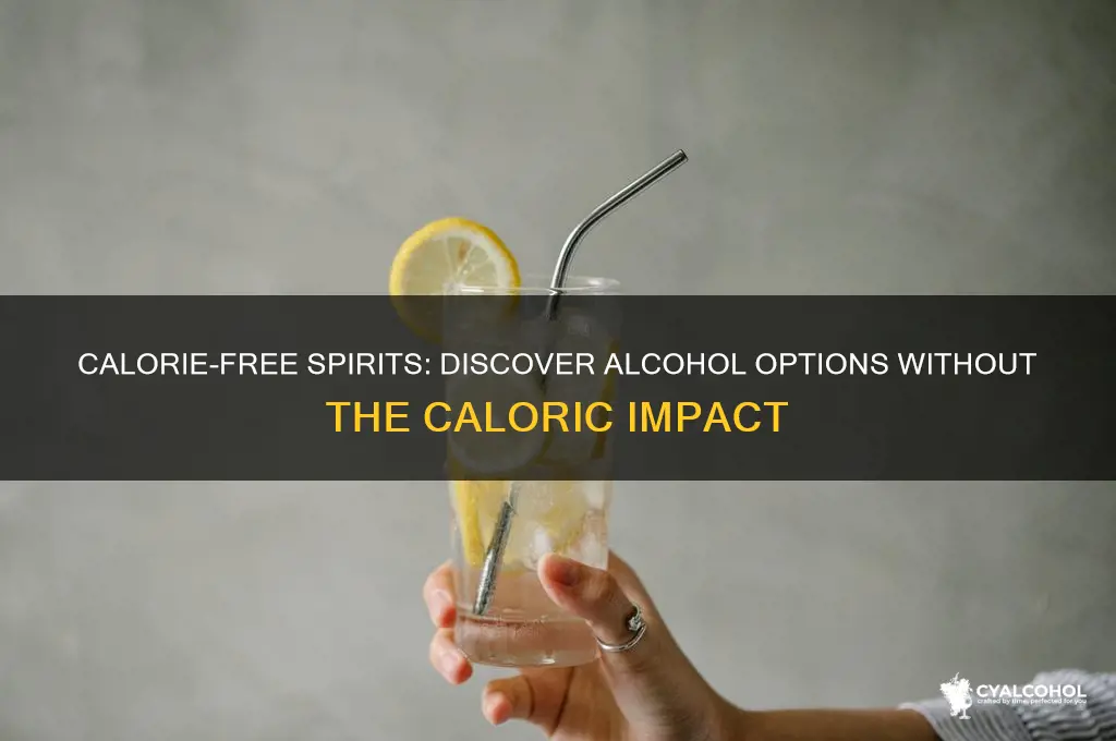 what alcohol does not have calories