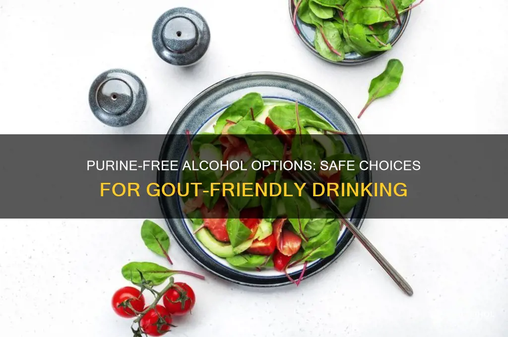 what alcohol does not have purines