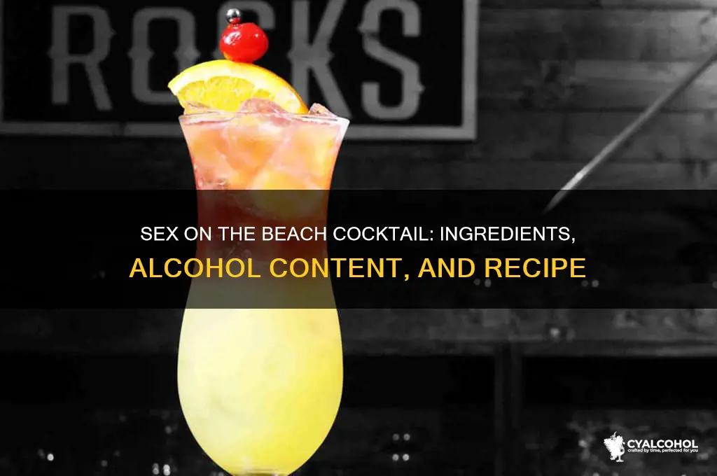 what alcohol does sex on the beach have
