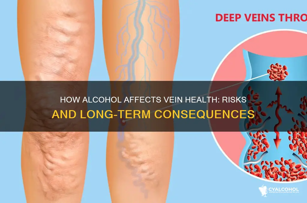 what alcohol does to your veins