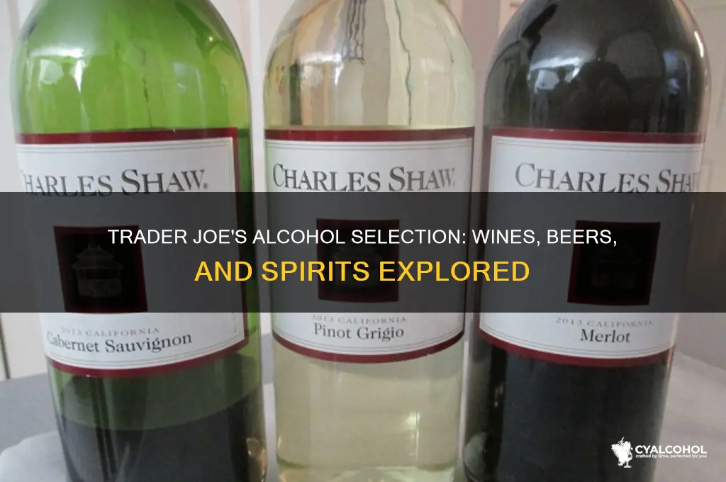 what alcohol does trader joes have
